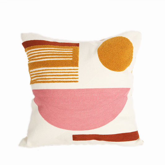 Abstract Decorative Cushion Multicolour-0