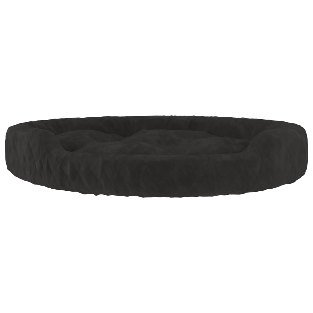 vidaXL Dog Bed Black 70x55x23 cm Plush