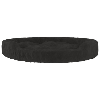 vidaXL Dog Bed Black 70x55x23 cm Plush
