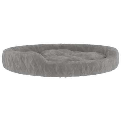 vidaXL Dog Bed Grey 90x70x23 cm Plush
