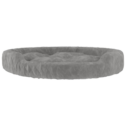 vidaXL Dog Bed Grey 90x70x23 cm Plush