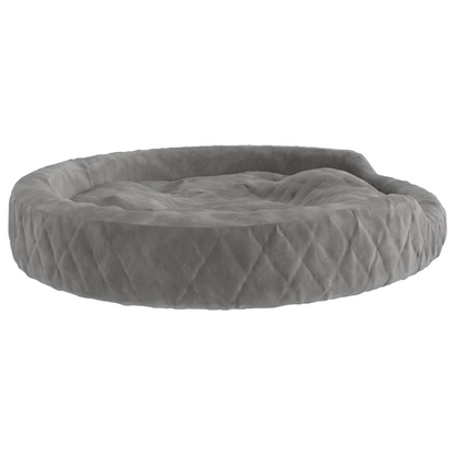 vidaXL Dog Bed Grey 90x70x23 cm Plush