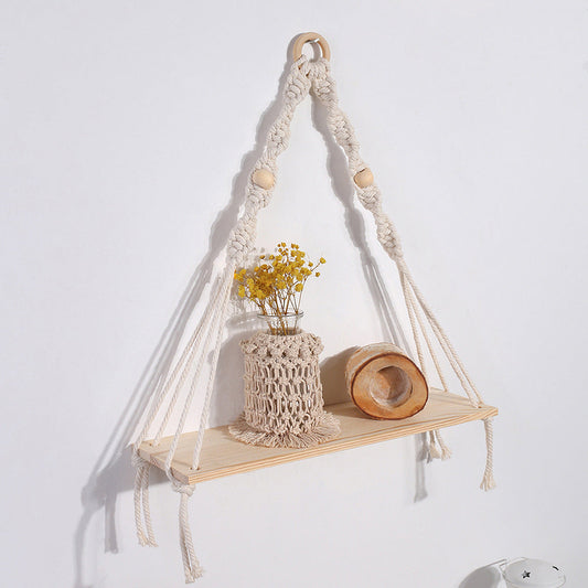 Cotton Rope Tapestry Plant Holder-0