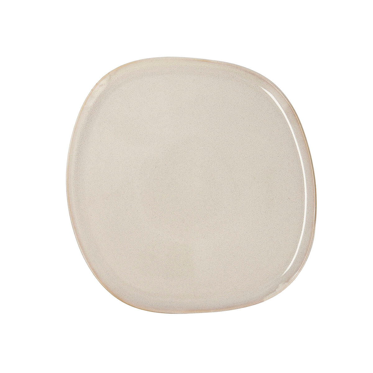 Flad Plade Bidasoa Ikonic Hvid Keramik 26,5 x 25,7 x 1,5 cm (4 enheder) (Pack 4x)-0
