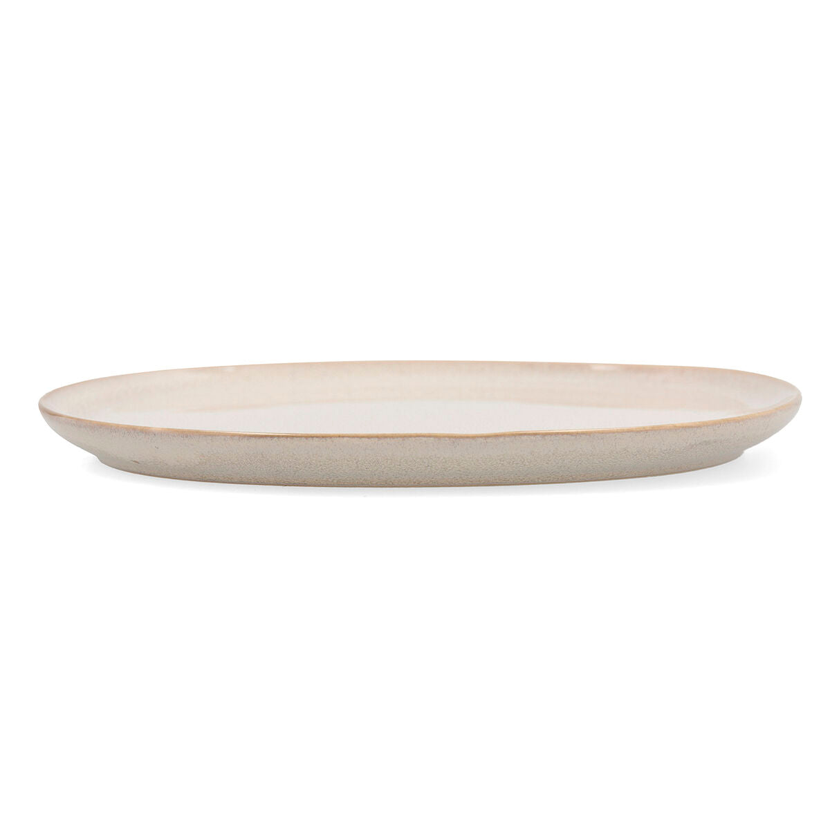 Platt skål Bidasoa Ikonic Vit Keramik 20,2 x 19,7 cm (6 antal) (Pack 6x)-1