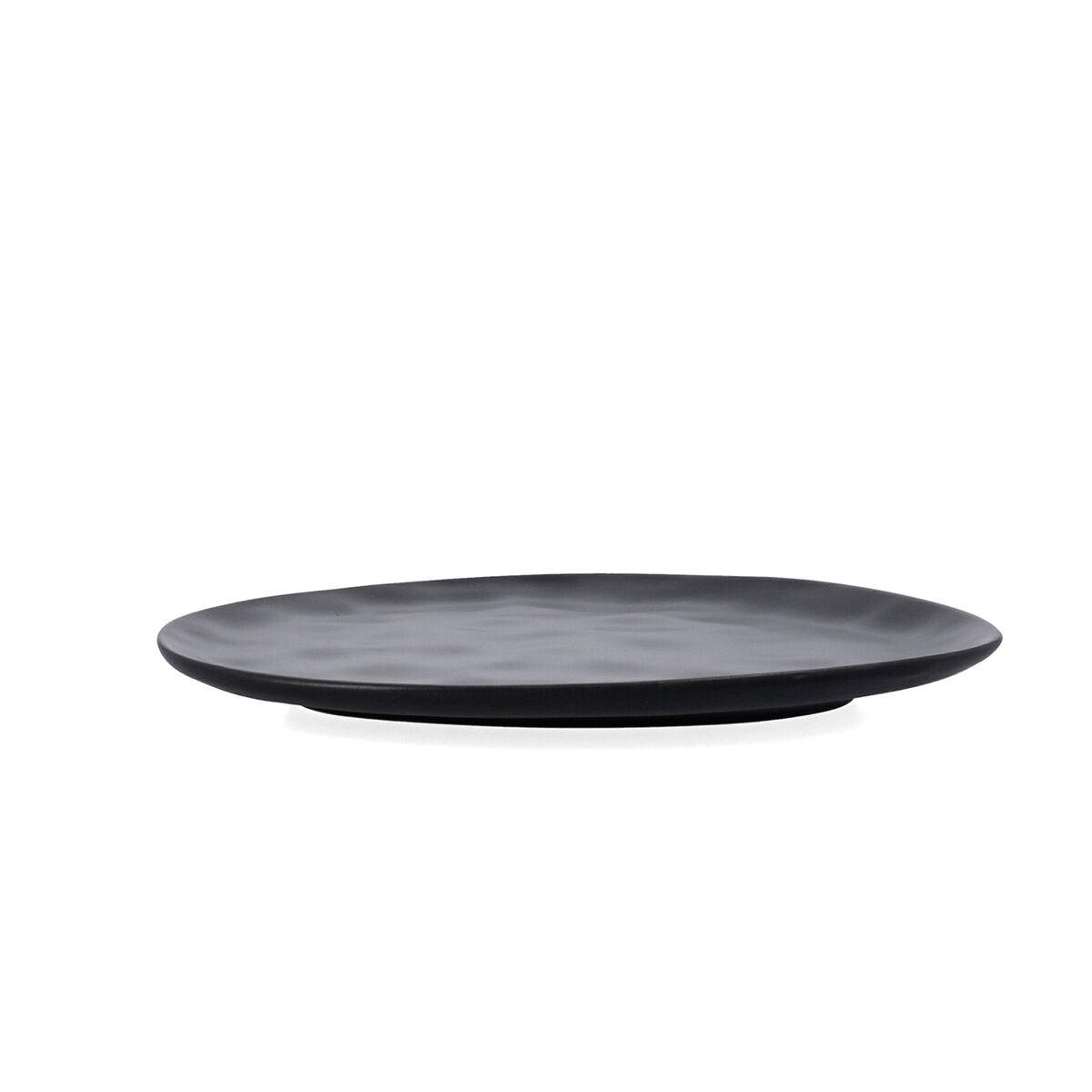 Platt skål Bidasoa Cosmos Svart Keramik 23 cm (6 antal)-1